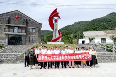 宜都市人大常委会机关党支部开展庆祝建党102周年专题支部主题党日活动