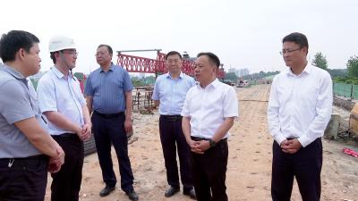 谭建国调研重点基础设施项目建设