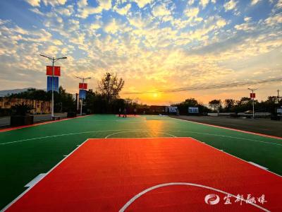 弭水桥村：篮球场让村民“幸福线”再延长