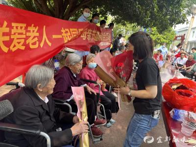 宜都市社会福利院举办母亲节趣味运动会