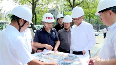 夏明海督导城市防洪排涝项目建设工作