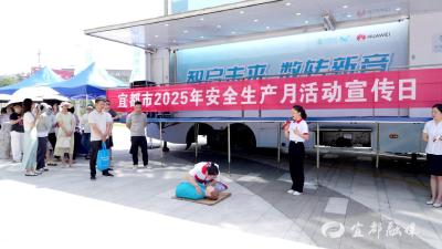 我市举办2025年安全宣传咨询日活动
