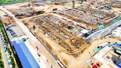 宜都市产教融合园项目建设正酣 预计12月底封顶