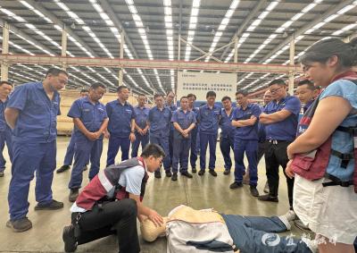 宜都医盟送“救命技能”进企业