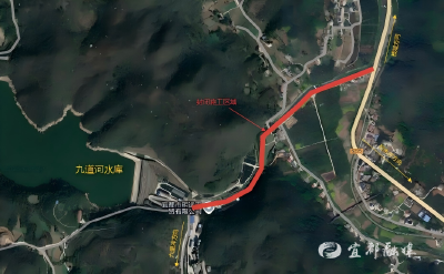 关于X263与S225交接处至九道河水库公交站路段实行全封闭施工的公告