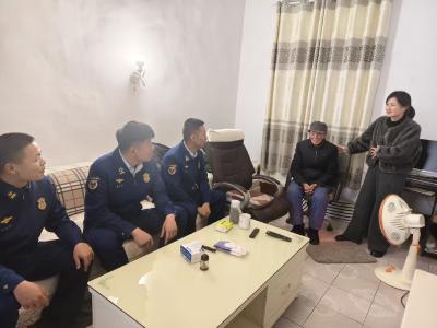宜都消防走访慰问抗美援朝老兵