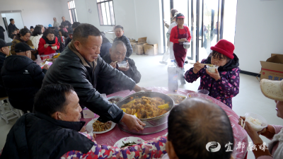 金岗岭村：“年猪宴”里年味足