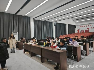 青春赋能暖冬日 将军山村寒假托管班温情开班