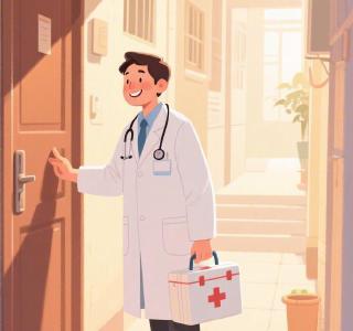 除夕，他们直奔患者家中……