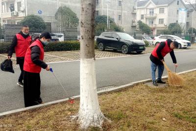 包联共建净家园，志愿红守护新年安心感