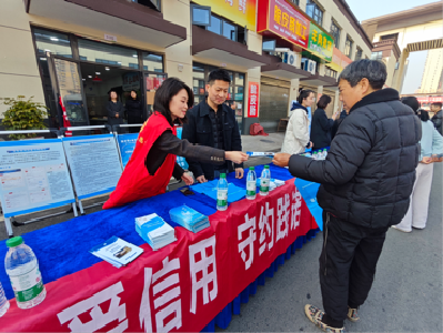 宜都市发改局开展“3·15”主题信用宣传活动