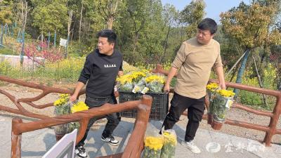 【网络中国节·清明】鲜花寄情 文明祭扫