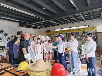 沉浸式观摩学习，精准推进“九小场所”消防改造