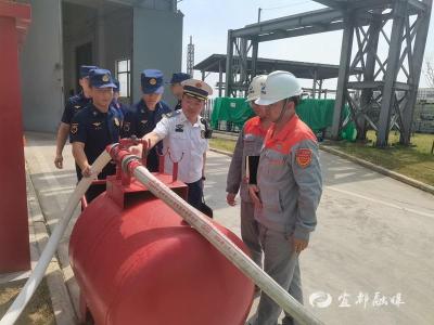 边查边练 宜都消防给化工企业上“双保险”