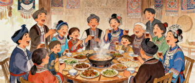 湖北巴东刨汤宴·一味暖千山——一幅藏着巫峡风情的烟火长卷