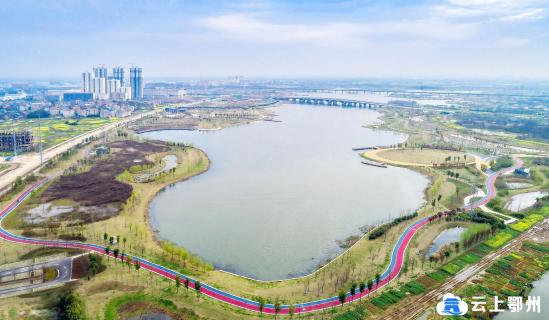 建设中的青天湖湿地公园