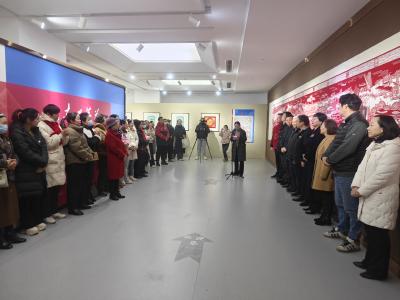 “江南并蒂花”金坛·鄂州剪刻纸交流展开幕