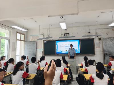   市吴都中学： “警”防溺水进校园 呵护学生生命安全  