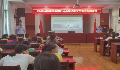 法治护航 守护成长——华容镇吕宋小学开展法治安全教育主题活动