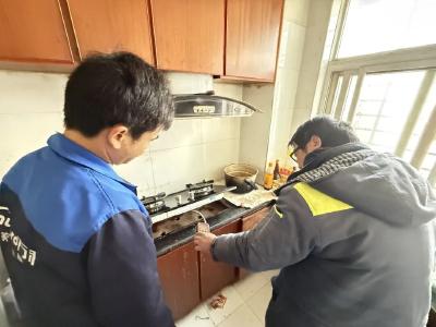 樊口社区：36户居民彻底告别了“用气难”的困扰