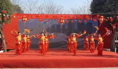 乡韵贺新春·聚力暖食堂  杨岭村举办春晚暨表彰募捐活动