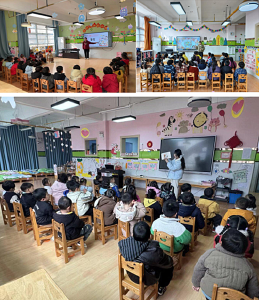 葛店经开区中心幼儿园张家湾分园开展庆祝“三八”妇女节主题活动 