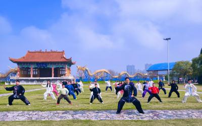 拳舞莲花山 太极润身心