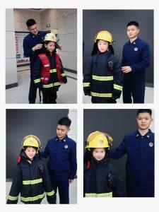 零距离探秘“火焰蓝”  沉浸式学习安全课——葛店紫菱湖小学开展消防主题实践活动