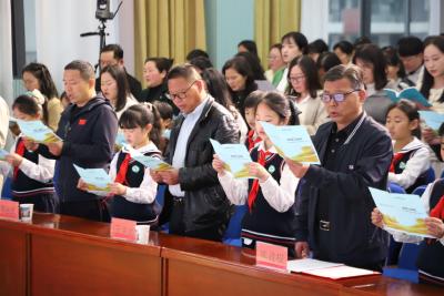 书香新民·阅启新程——市新民街小学教联体2026年全民阅读活动周启动仪式暨第四届读书节开幕式圆满举行