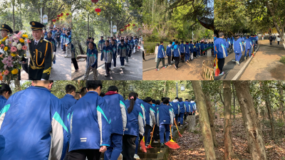 缅怀革命先烈 传承红色基因——泽林中学开展“清明祭英烈”活动 