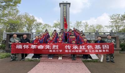 缅怀革命先烈 传承红色基因——凤凰街道莲花小学开展清明祭英烈活动