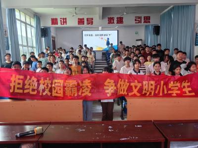 拒绝校园欺凌 守护阳光成长——花湖镇华山小学开展防欺凌法治主题讲座