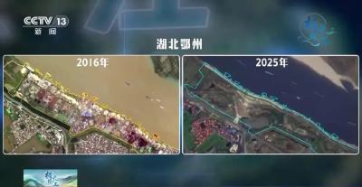 央视点名表扬鄂州樊口江滩