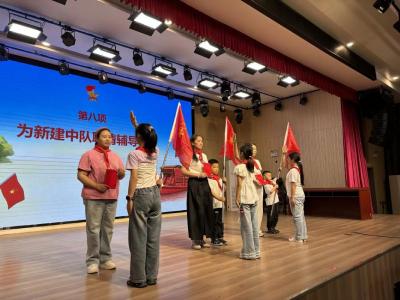 燕矶镇松山小学举行2026年首批新队员入队仪式