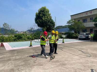以练筑防保安全——市水务集团建设有限公司开展工地用电安全事故应急实战演练