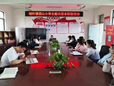 精研高效复习策略 聚力提质增效课堂——杨叶镇中小学教联体团山小学校区开展主题式校本研修活动
