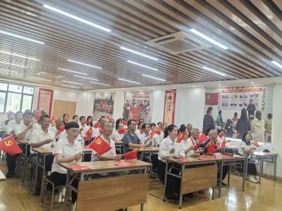 感悟百年辉煌 汲取奋进力量 我市各街道社区集中收看建党105周年庆祝大会