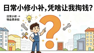 小区的事谁出钱