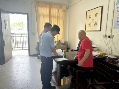 绷紧反恐安全弦 排查隐患筑防线——汀祖派出所开展重点反恐单位专项安全检查