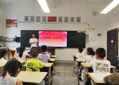葛店经开区三王小学：禁鞭宣教进课堂 守护蓝天共行动