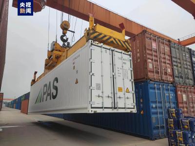 中老（泰）铁路首趟重载返程国际货运班列抵达粤港澳大湾区
