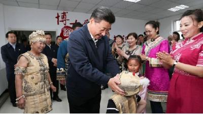 总书记在这里说文化传承发展·同江八岔赫哲族乡八岔村