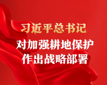 习近平总书记对加强耕地保护作出战略部署
