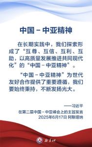 金句海报｜弘扬“中国－中亚精神”，习近平主席这样说