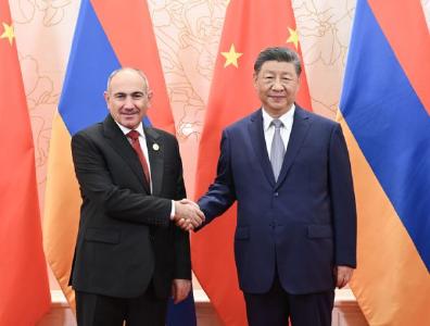 上合组织天津峰会|习近平会见亚美尼亚总理帕什尼扬