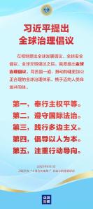 习近平提出全球治理倡议