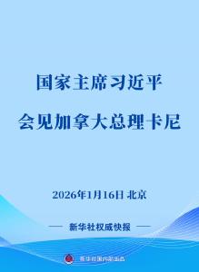 新华社权威快报｜习近平会见加拿大总理卡尼