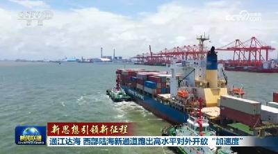 【新思想引领新征程】通江达海 西部陆海新通道跑出高水平对外开放“加速度”