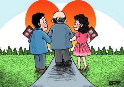 患病母亲跋涉百余公里探望儿子