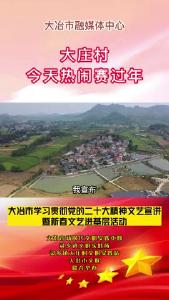 大庄村今天热闹赛过年